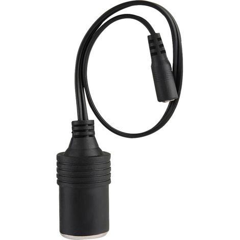 Jeffergarden Adaptateur allume-cigare avec prise femelle, chargeur pour aspirateur de voiture à noyau de cuivre de 0,75 mm. (1/5)