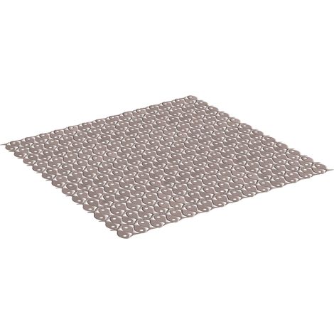 Alfombra ducha 54x54cm vison piscis 5511302 tatay (1/3)