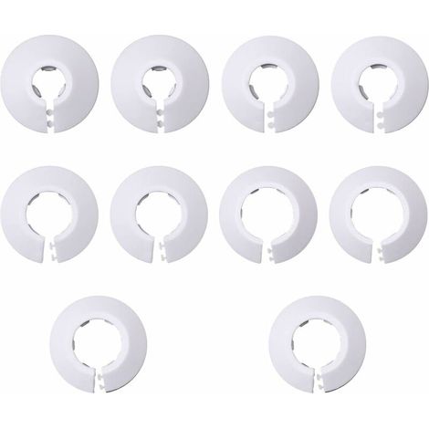 Juego de 25 rosetones decorativos para radiador en 5 tamaños: 12/16/20/25/32 mm. Plástico de alta calidad. Fácil instalación.