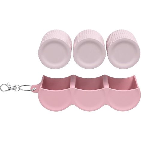Kosmetikaufbewahrungsbox, nachfüllbare Mini-Tiegel, leere und luftdichte Aufbewahrungsdosen für Make-up, kleiner Organizer für Hautpflegeprodukte und Cremes (5,5 x 5,5 cm).