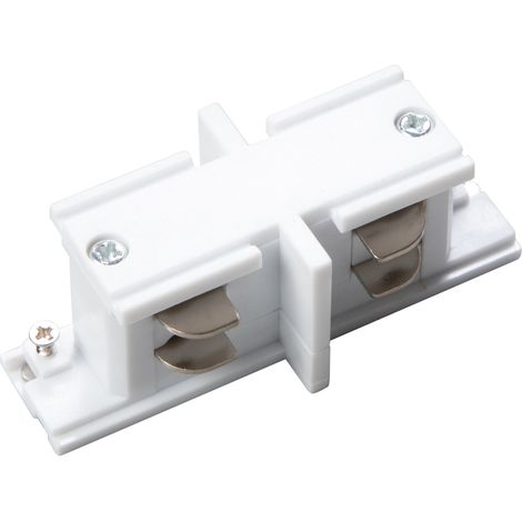 Connecteur de rail 3 phases droit blanc Milagro (1/5)