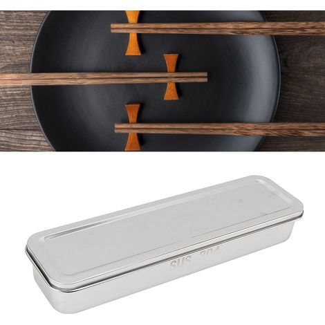Baguettebox aus Edelstahl 304, Abtropflöffel, Baguettes, Baguettekorb für Küche/Restaurant, einstöckiger Baguettehalter für Catering (Naturfarbe) (1/5)