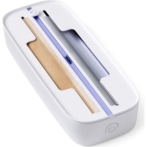 Distributeur 2 en 1 de film alimentaire et contenant de rangement pour film étirable en aluminium (1/5)