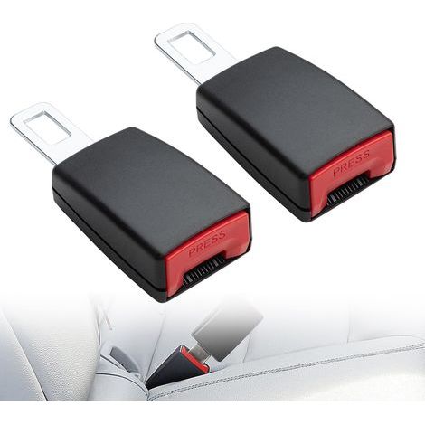 2pcs Rallonge Ceinture Sécurité Voiture,Extension de Ceinture de Sécurité, Ajusteur Ceinture de Sécurité Adapté aux Femme Enceinte/Obèse/Enfant