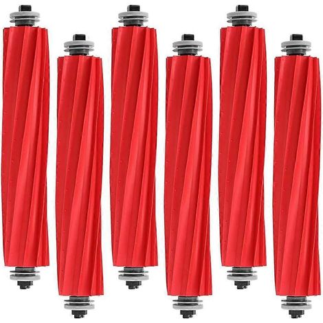 Lot de 6 brosses en caoutchouc pour aspirateurs Roborock Qrevo S/MaxV/Pro/Plus, séries Q Revo, S7 et QV 35A