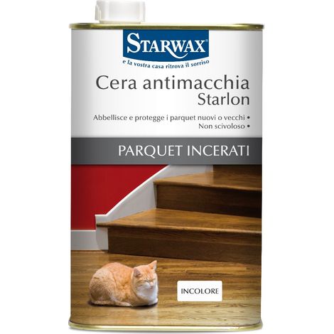 STARWAX - CERA ANTIMACCHIA STARLON PARQUET INCERATI 1lt - INCOLORE