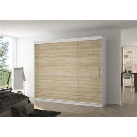 Schiebetürenschrank Schrank Nr.510 in Sonoma Eiche 250x215x58 cm (1/3)