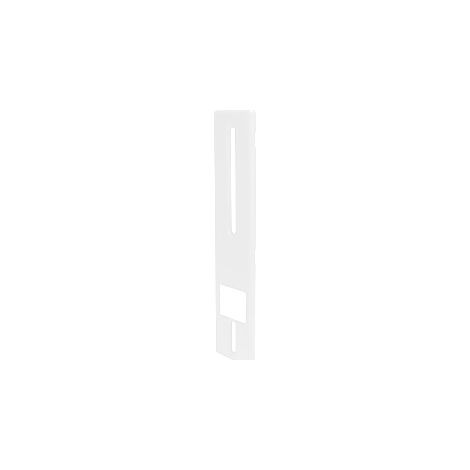 PLACCA PER AVVOLGITORI UNIVERSALE IN ABS BIANCO- 1,0 pz