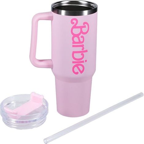 Bicchiere termico con cannuccia da 1200 ml per bevande calde e fredde (1/3)