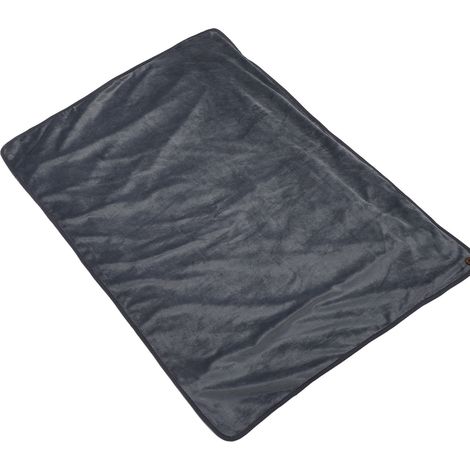 USB-Heizkissen – Waschbare Heizdecke für Camping, Büro und Zuhause – Größe: 100 x 70 cm, Material: Flanell, Farben: Blau, Grau, Braun (1/5)
