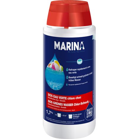Innovador Tratamiento para el Cuidado del Agua Cloro Choc SOS para piscina 10m3