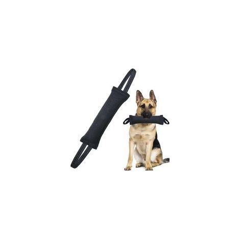 Giocattolo per cani da tiro alla fune con 2 robuste maniglie, giocattolo da mordere con strisce riflettenti, giocattolo interattivo per cani, per addestramento, tiro alla fune ed esercizio fisico. (1/5)