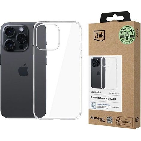 Apple iPhone 15 Pro Max - Coque transparente 3mk Eco GRS CU 1304127