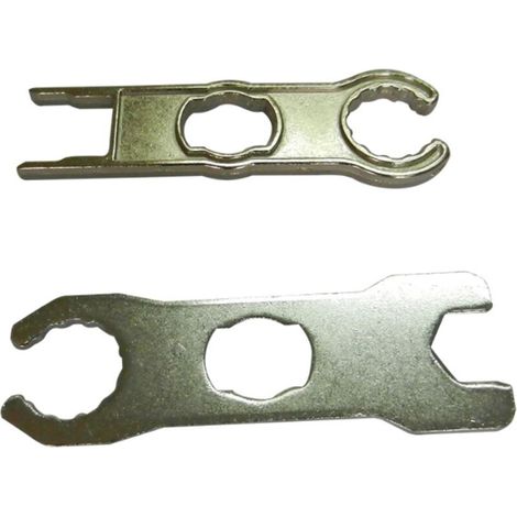 Ensemble de 2 Outils pour Connecteur de Panneau Solaire MC4, Clé en Métal pour Déconnexion Solide, Sertisseuse de Fil pour Câble et Connecteur de Système PV (1/5)