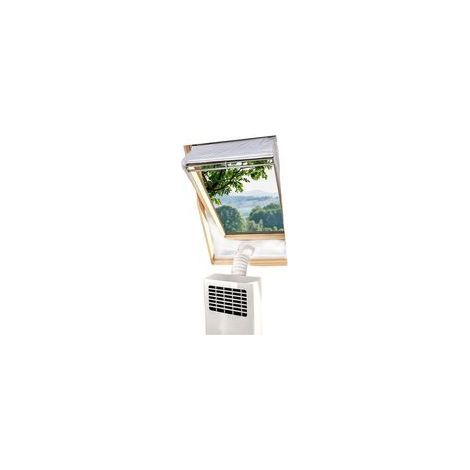 Kit d'étanchéité pour fenêtre pour climatiseur mobile Accessoire pour conduit d'évacuation de climatiseur portable Kit de conduit pour climatisation portable,Pour maison, appartement (1/5)