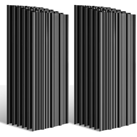 TolleTour 12 chapas trapezoidales galvanizadas antracita 129 x 46 cm, para techo y pared, 0,25 mm (1/5)