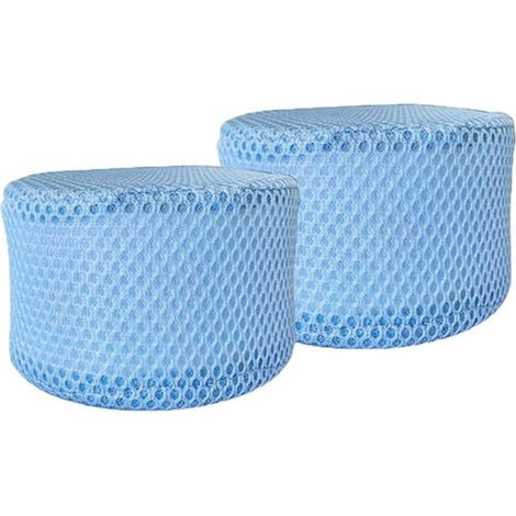 Lot de 2 filets de protection pour filtrat, cartouches filtrantes, filets de protection, pièces de rechange pour spas, 10,5 x 6,8 cm, bleu (1/4)