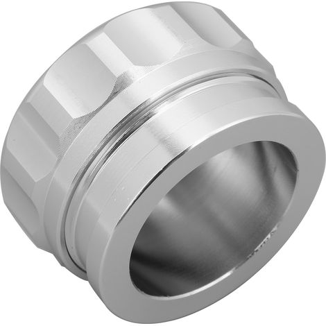 Tankdeckel mit Aluminium-Einfüllstutzen, universelles Zubehör für Autotuning, silberfarben, Ersatzteilset. (1/5)