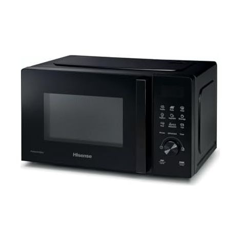 Hisense H20MOBSD1H Nur Mikrowelle mit flacher Oberfläche, 20 l, 700 W, Schwarz (1/5)