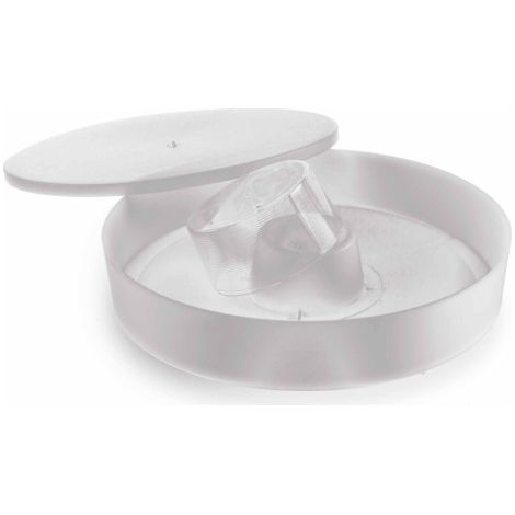 Nutritore cilindrico in plastica capacita' 2 Litri