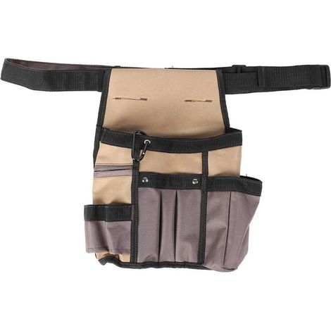 Sac de Taille de Jardin, Sac de Ceinture Multifonctionnel Portable pour Outils de Jardinage, Ceinture réglable (1/5)