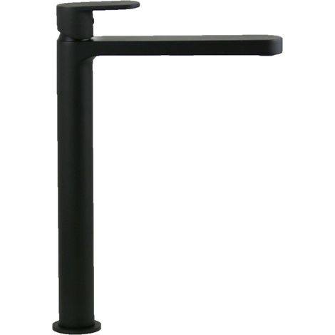 Mezclador de lavabo alto negro mate Ercos Versilia BTVERKLA03  Negro mate - Sin Desagüe