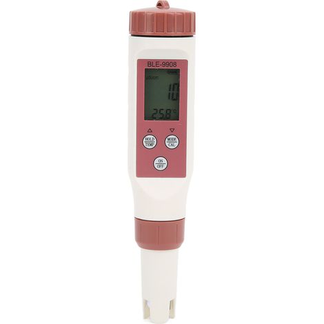 Digitales Wasserqualitätsmessgerät mit ABS-Gehäuse, hochempfindliches Wasserqualitätsmessgerät für pH-Wert, TDS, EC-Wert und Temperatur (1/5)