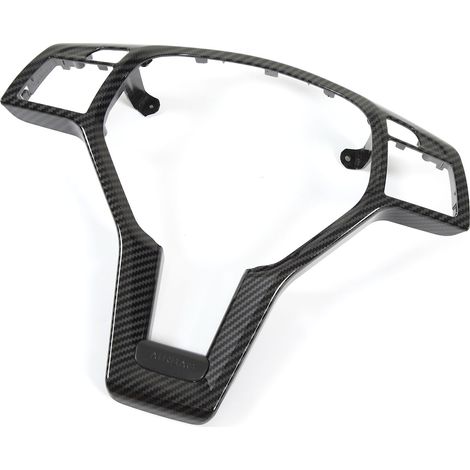 Lenkradverkleidung 0994640013, Dekor-Aufkleber für Lenkradverkleidung, Ersatzteil für Mercedes-Benz C-Klasse und E-Klasse, Carbonfaser-Optik (1/5)