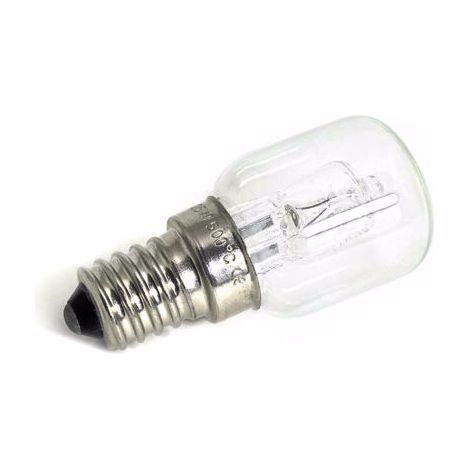 Confezione da 2 lampadine alogene E14 ad alta temperatura, 500 gradi, 25 W, per forno a bolle. (1/4)