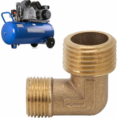1100-W-Leise-Ölfreier Luftkompressor, Rückschlagventil, Rückschlagventil, Luftpumpenzubehör 1/2" x 3/8" ohne Fase (1/5)