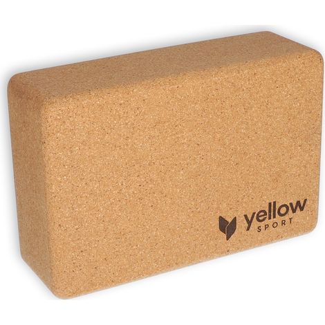yellowBLOCK Yoga Cork Yoga Cube - Accessori per lo yoga (1/5)