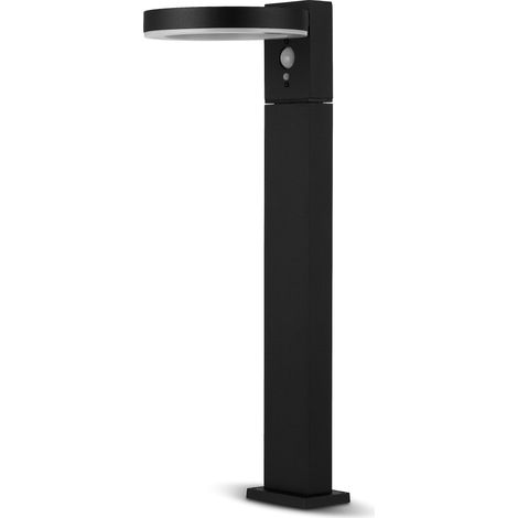 REV 2023001200 LED Solar Light Round Black