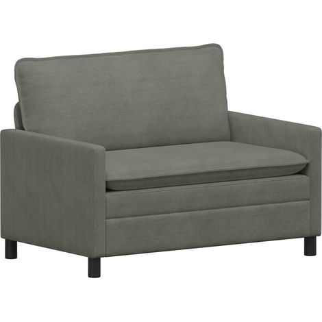 Sofa Hellgrau 126 x 81 x 87,5 cm Stoff vidaXL (1/5)