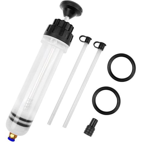 Seringue d'aspiration d'huile 200ml seringue de Liquide de Frein,extracteur de Liquide d'huile, extracteur de Liquide et Pompe de Remplissage,Liquide de Refroidissement (1/4)