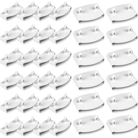 Lot de 36 embouts de lattes pour sommier 54mm – Supports en plastique haute densité – Fixation rapide pour sommiers en bois et métal