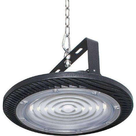 TrAdE Shop Traesio - Faro Led Industriale Lampada A Ufo A Sospensione 200w Luce Fredda 6500k Ufo-200w - (1/5)