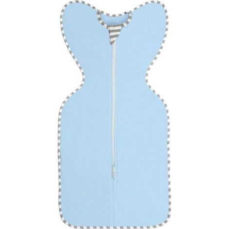 Couverture d'emmaillotage pour bébé - les bras s'étendent vers le haut - fermeture éclair à double sens - change de couche facile.