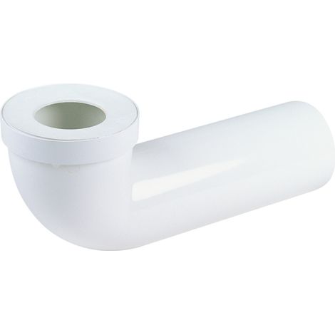 Tubo de inodoro con codo de 90° - Ø85 a 107 Largo 350 - Ø100