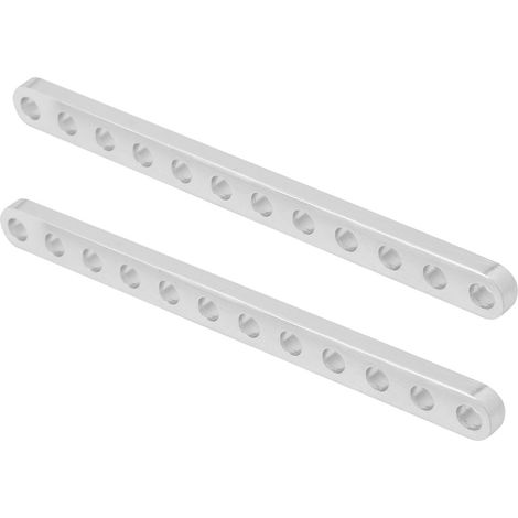 2Pcs Profilé aluminium plat 12 trous 4x8mm 3102-0012-0096 Accessoires robotique Poutre extrusion (1/5)