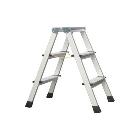 ZARGES XLstep B - LM-Stufen-Stehleiter 2 x 3 Stufen (1/5)