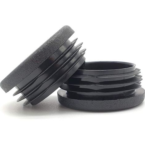 Lot de 21 Bouchon à ailettes, Diamètre 75 mm, Polyéthylène, Pour tuyau acier, Meuble, Protection sol (1/3)