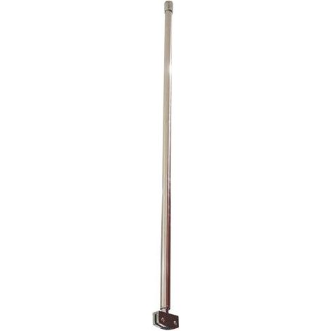 ONDEE ZEN - Barre plafond 80cm - Fixation de parois de douche 8mm - Découpable - Inox