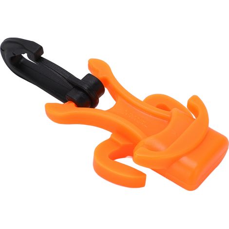 Support de plongée orange pour détendeur, embout de rechange pour tuba et octopus, accessoire plongée durable. (1/5)