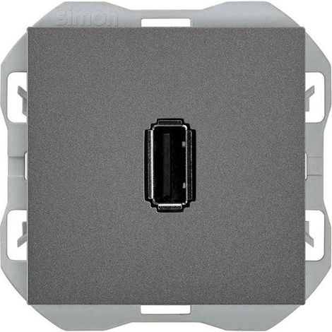 SIMON 270  Conector USB datos tipo A titanio 20000090-096