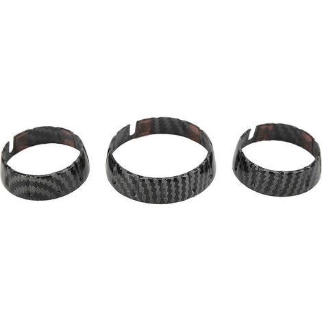Ensemble de 3 pièces de caches pour interrupteurs de climatisation aspect fibre de carbone, en remplacement des modèles F55, F56 et F57 (2014–2021) (1/5)