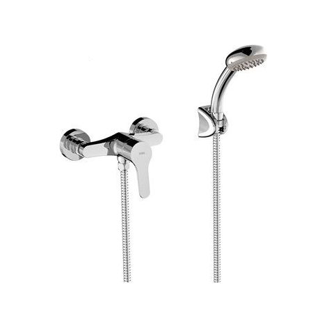 Robinet de douche - Tres - 21516710 - Mitigeur mécanique - Laiton - Chromé (1/3)