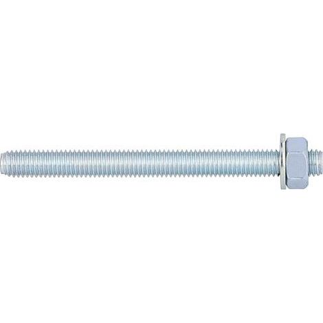 Nom Fischer 10x Tige d'ancrage FIS A M 16 x 175 mm galvanisé acier qualité 8.8 - 519401