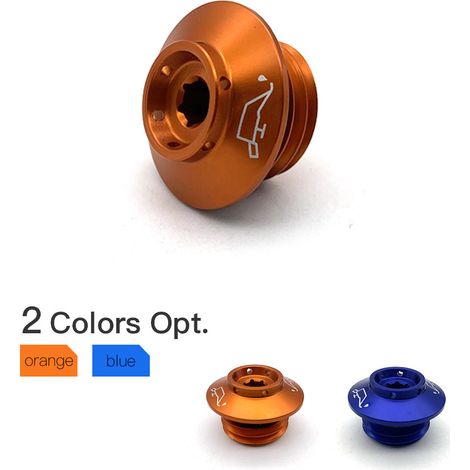 Couvercle de moteur, bouchon de vidange et bouchon d'entrée d'huile adaptés aux modifications KTM790DUKE / ADV Duke 890 MT800. (1/5)