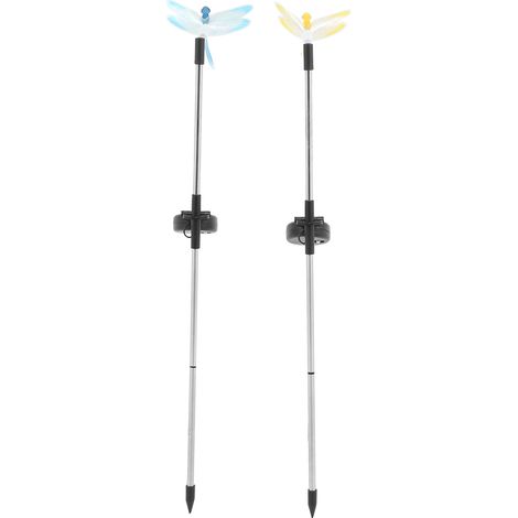 Lampe décorative LED solaire à couleurs changeantes pour jardin, pelouse, terrasse (1/5)
