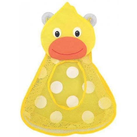 BEBUSINGOTO Bonita bolsa de malla para guardar juguetes de pato, bolsa de juegos para el baño, organizador de baño (1/3)